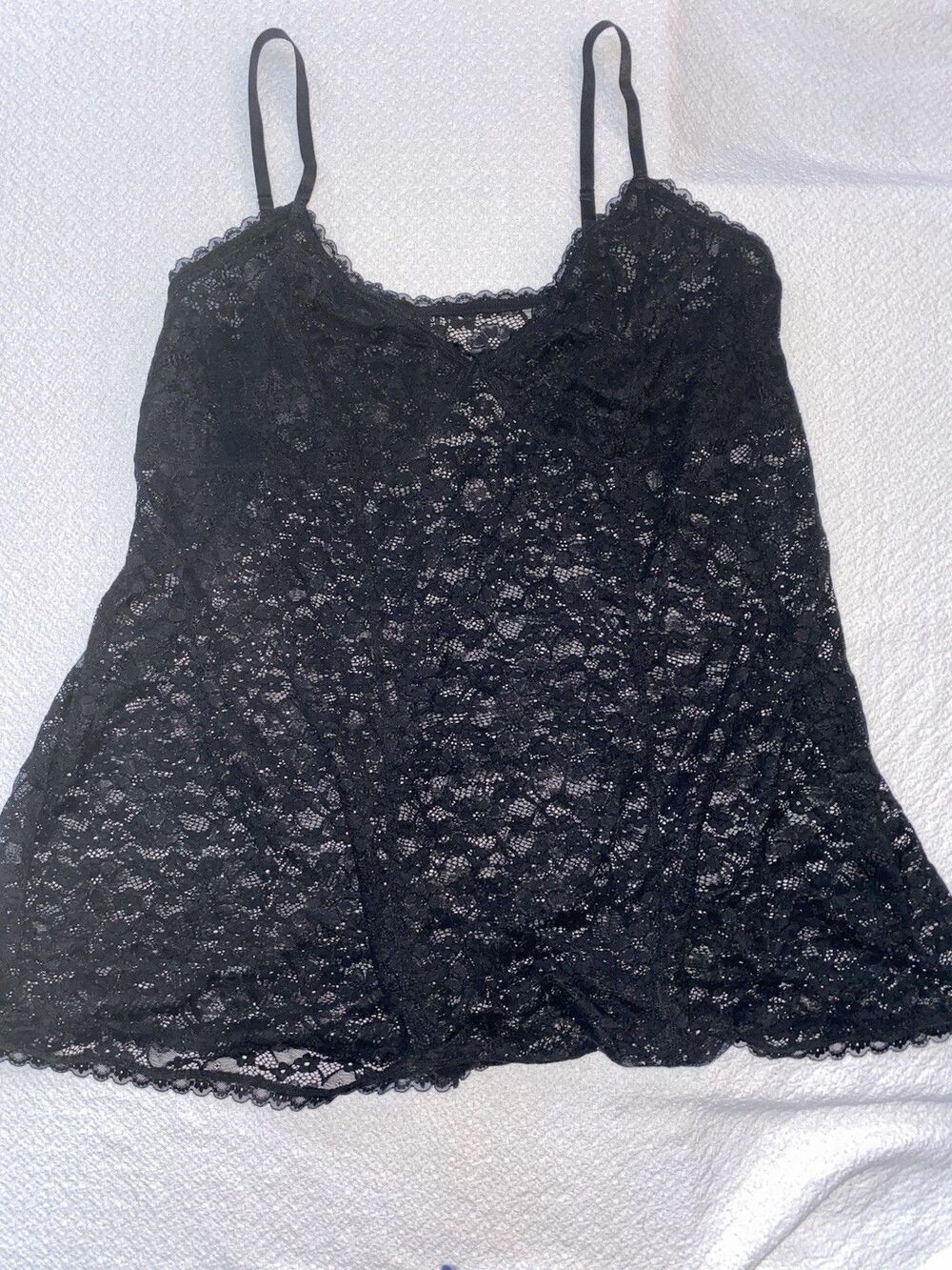 Torrid Curve Black Floral Lace Camisole Lingerie - Plus Size 6 (6X)